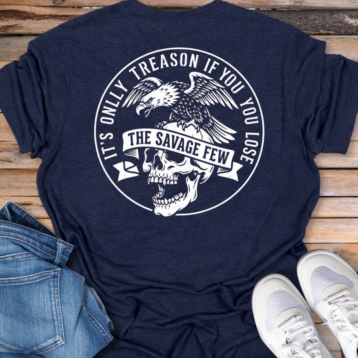 Savage Few Skull & Eagle T-Shirt