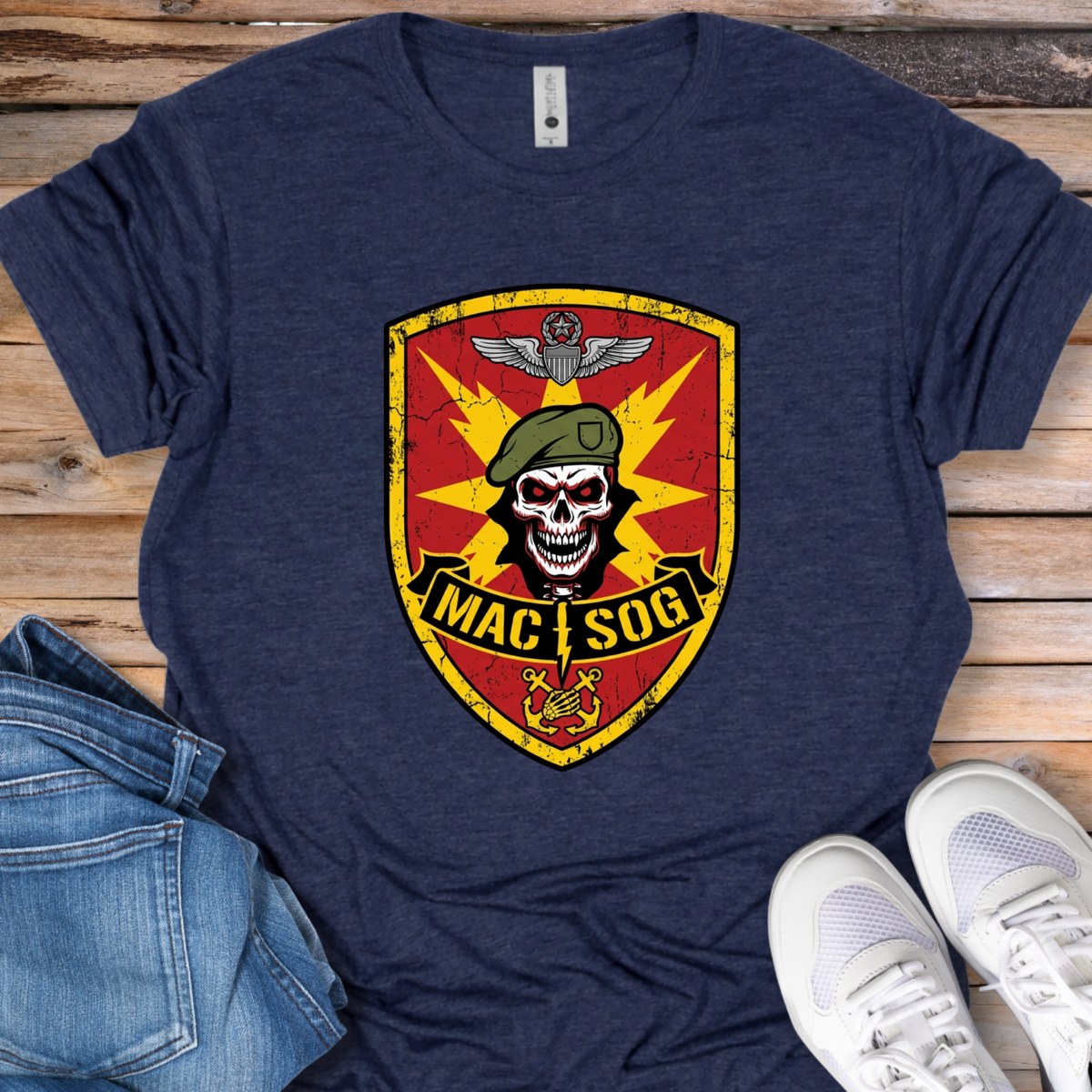 MAC/SOG Skull Patch T-Shirt