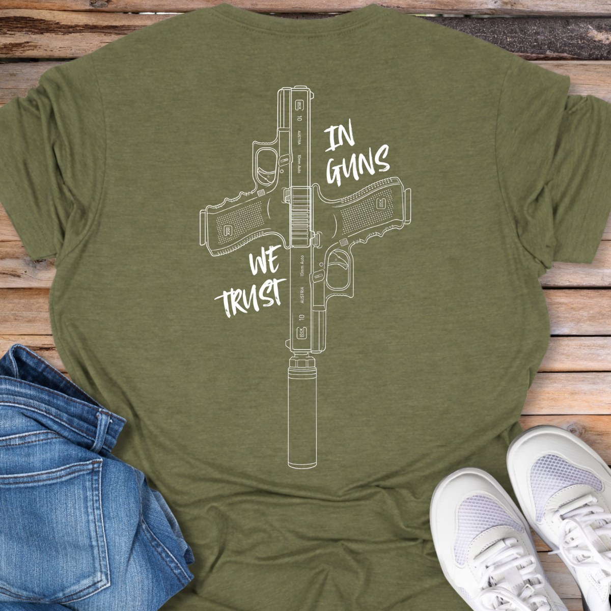 In GunZ We Trust Cross T-Shirt