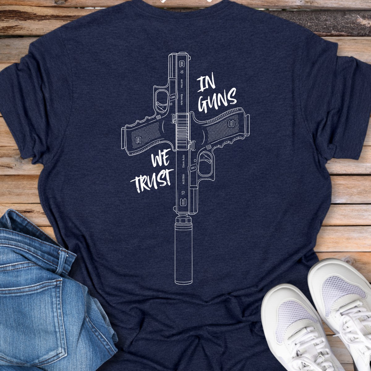 In GunZ We Trust Cross T-Shirt