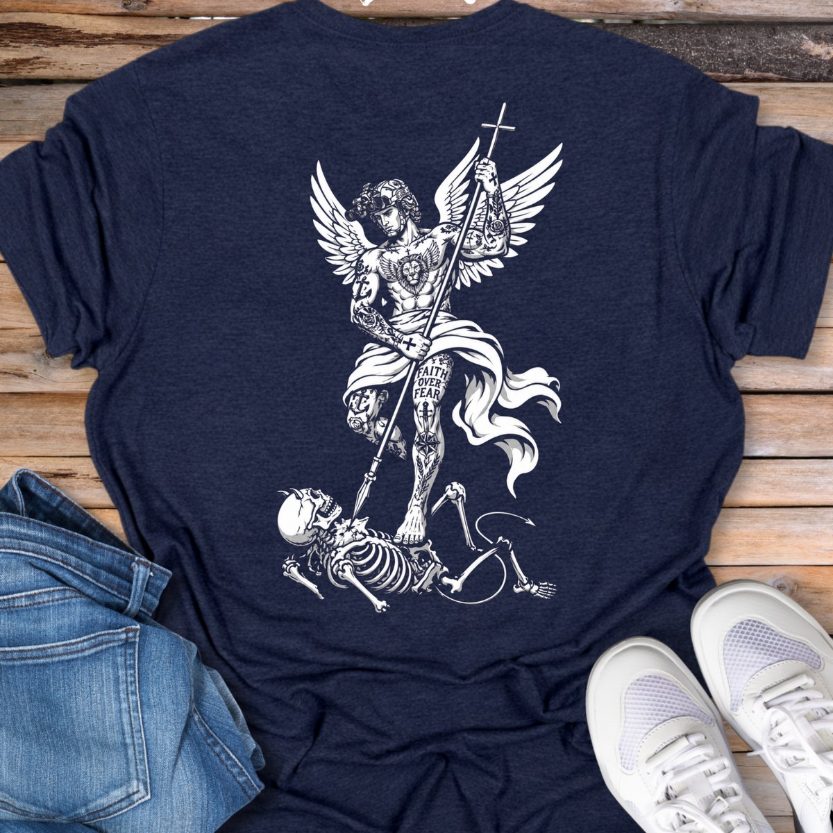 Saint Michael The Lord Is A Man Of War T-Shirt