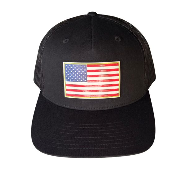 American Flag Snapback Hat