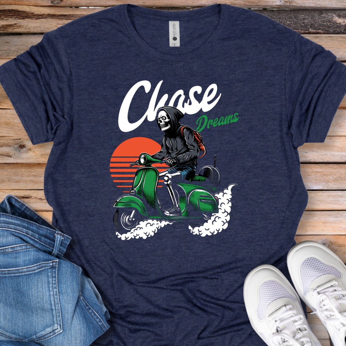 Chase Dreams Scooter Rider T-Shirt