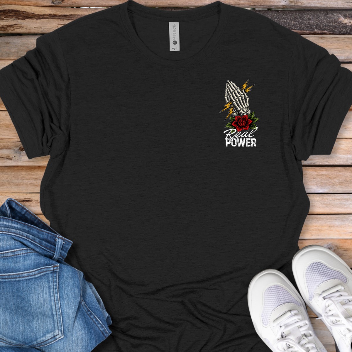 Real Power Prayer Hands T-Shirt