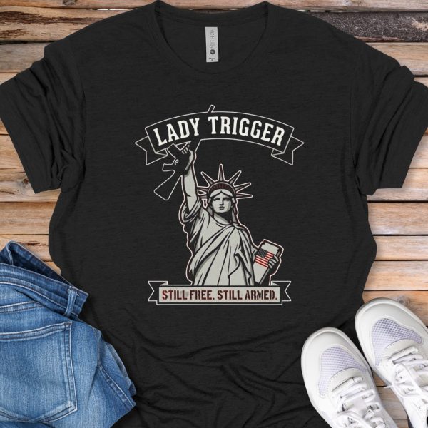 Lady Trigger Statue of Liberty Tee