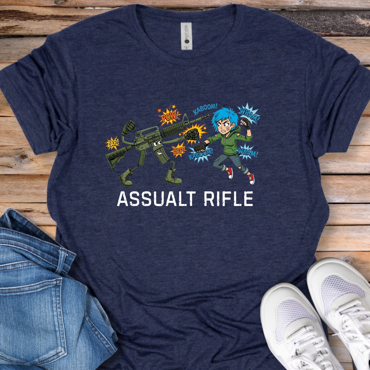 Assault Rifle Graphic T-Shirt