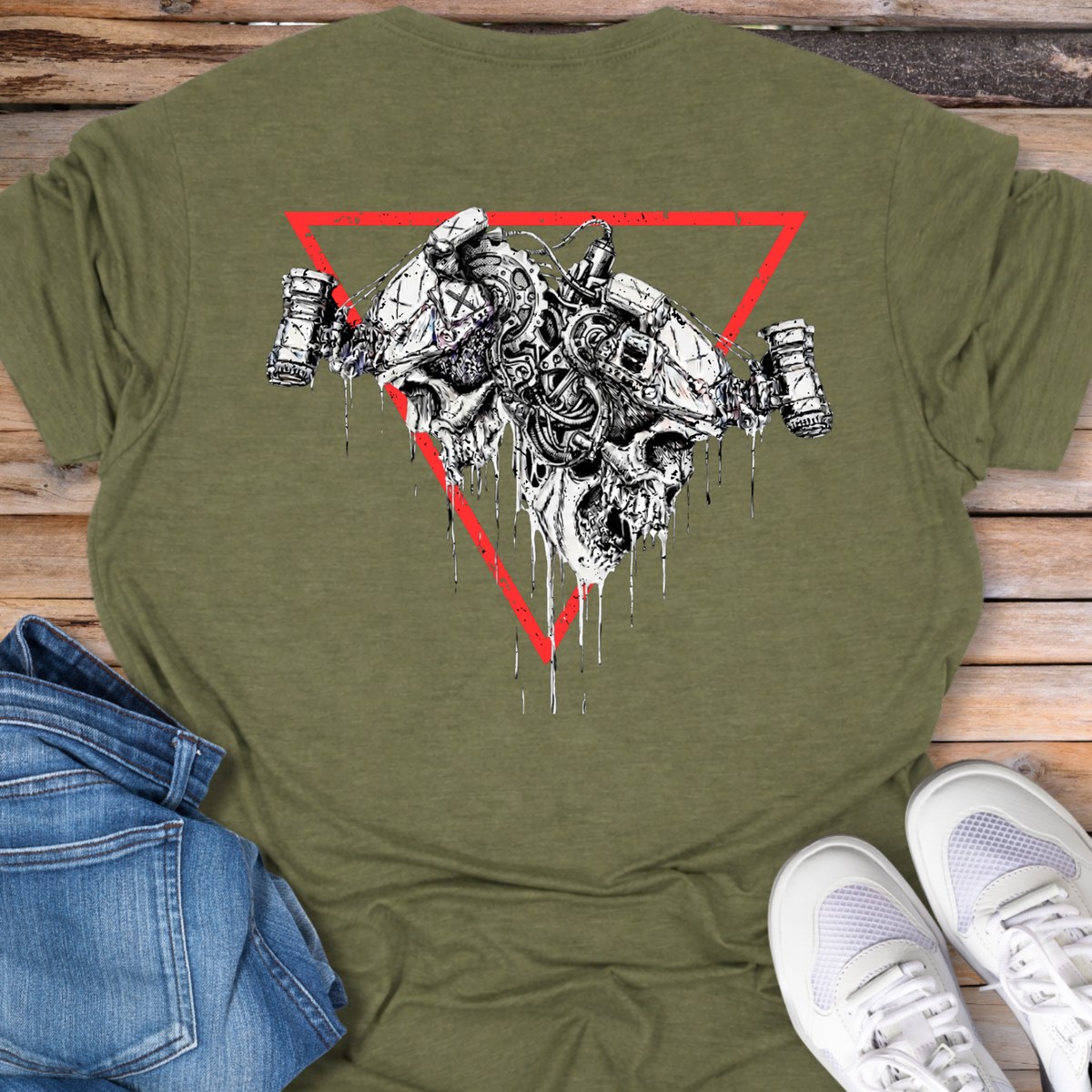 Mechanical Skull T-Shirt