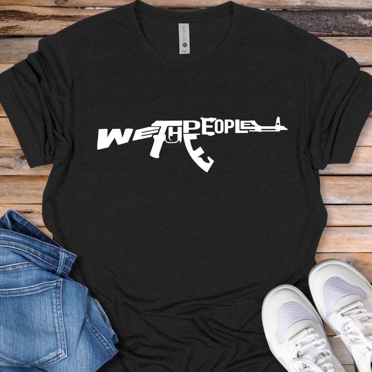 We The People Rifle Graphic T-Shirt
