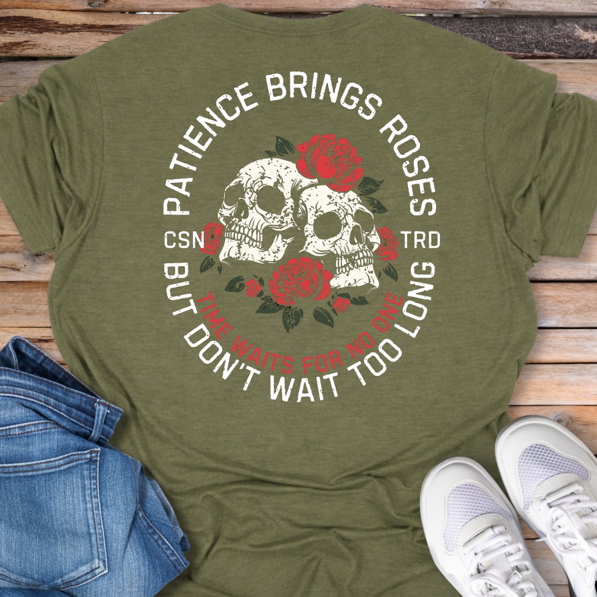 Patience Brings Roses T-Shirts