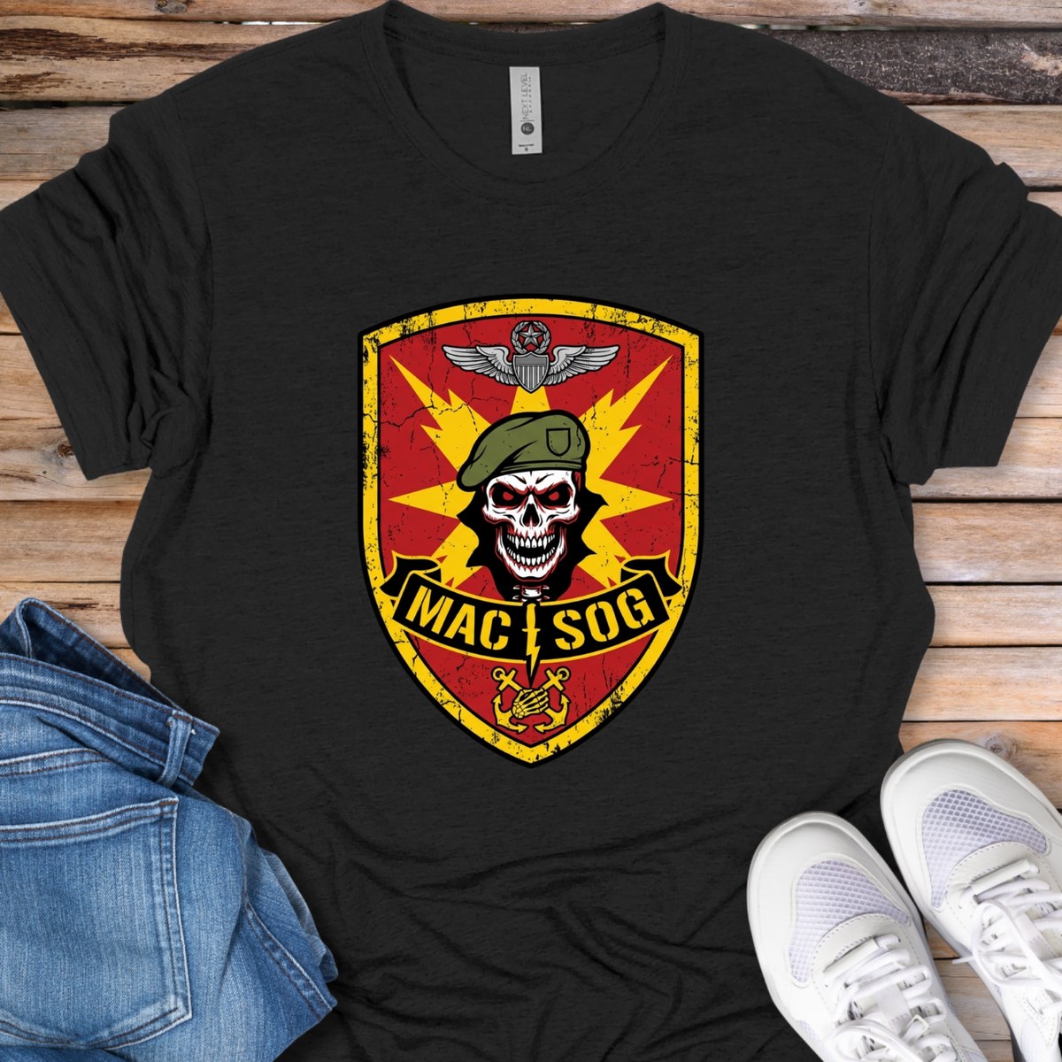 MAC/SOG Skull Patch T-Shirt