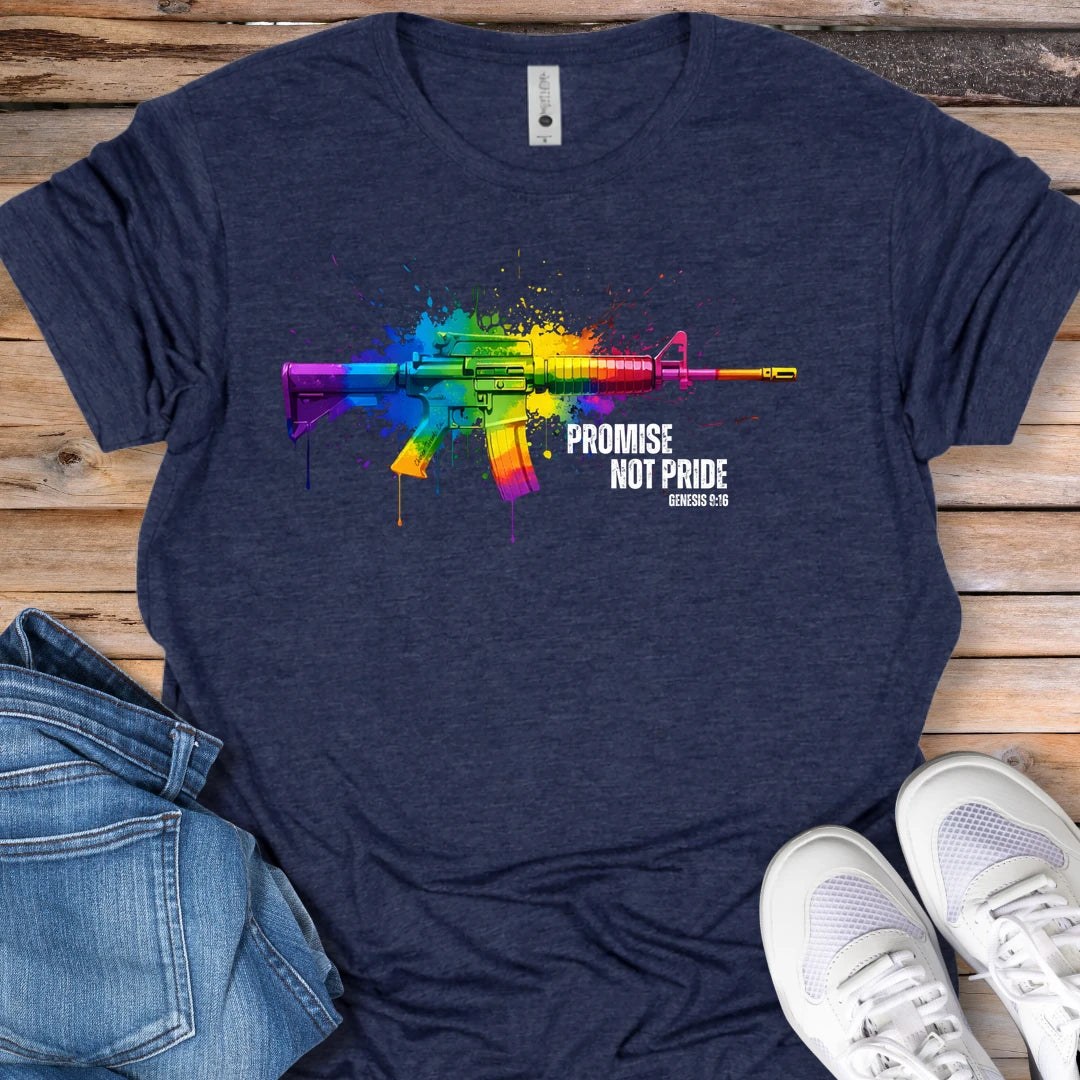 AR-15 Rainbow Splash T-Shirt
