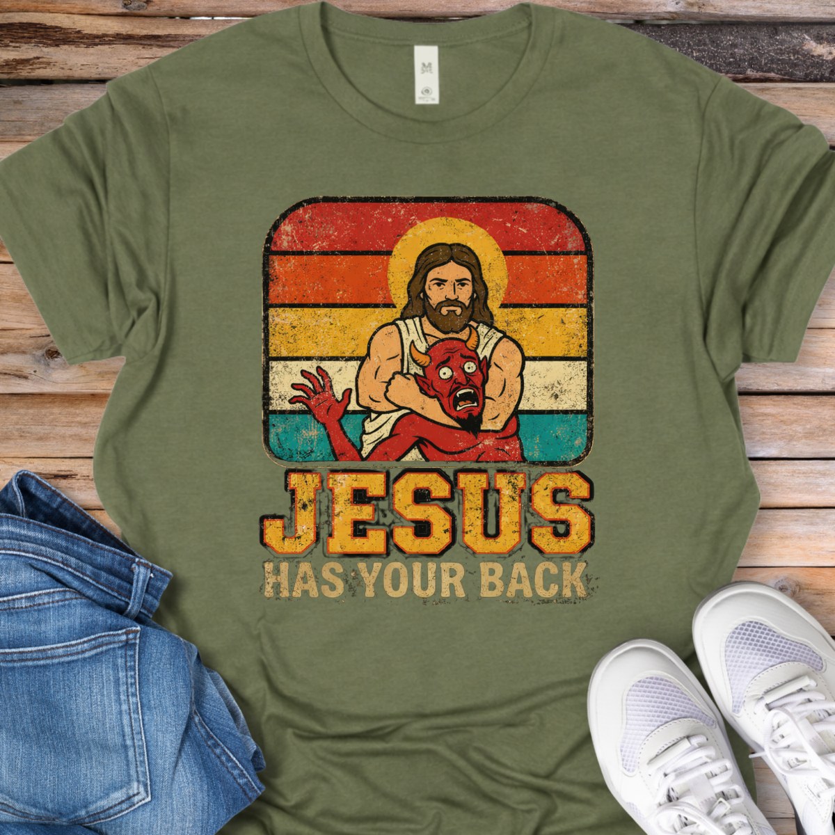 Jesus Has Your Back T-Shirt