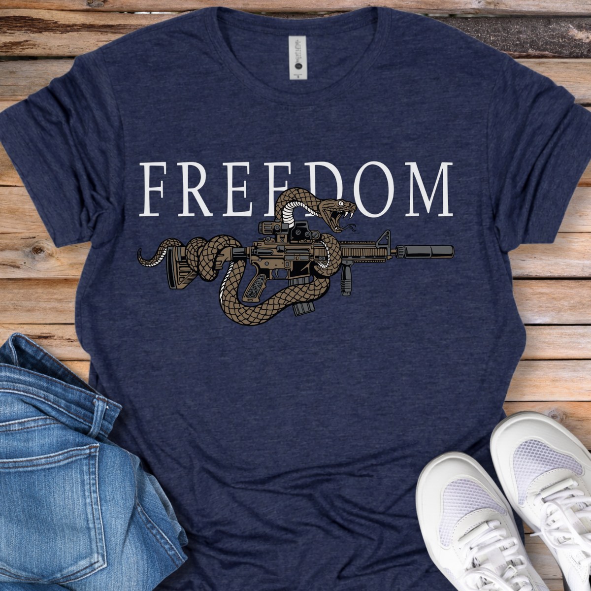 Freedom Snake & Rifle T-Shirt