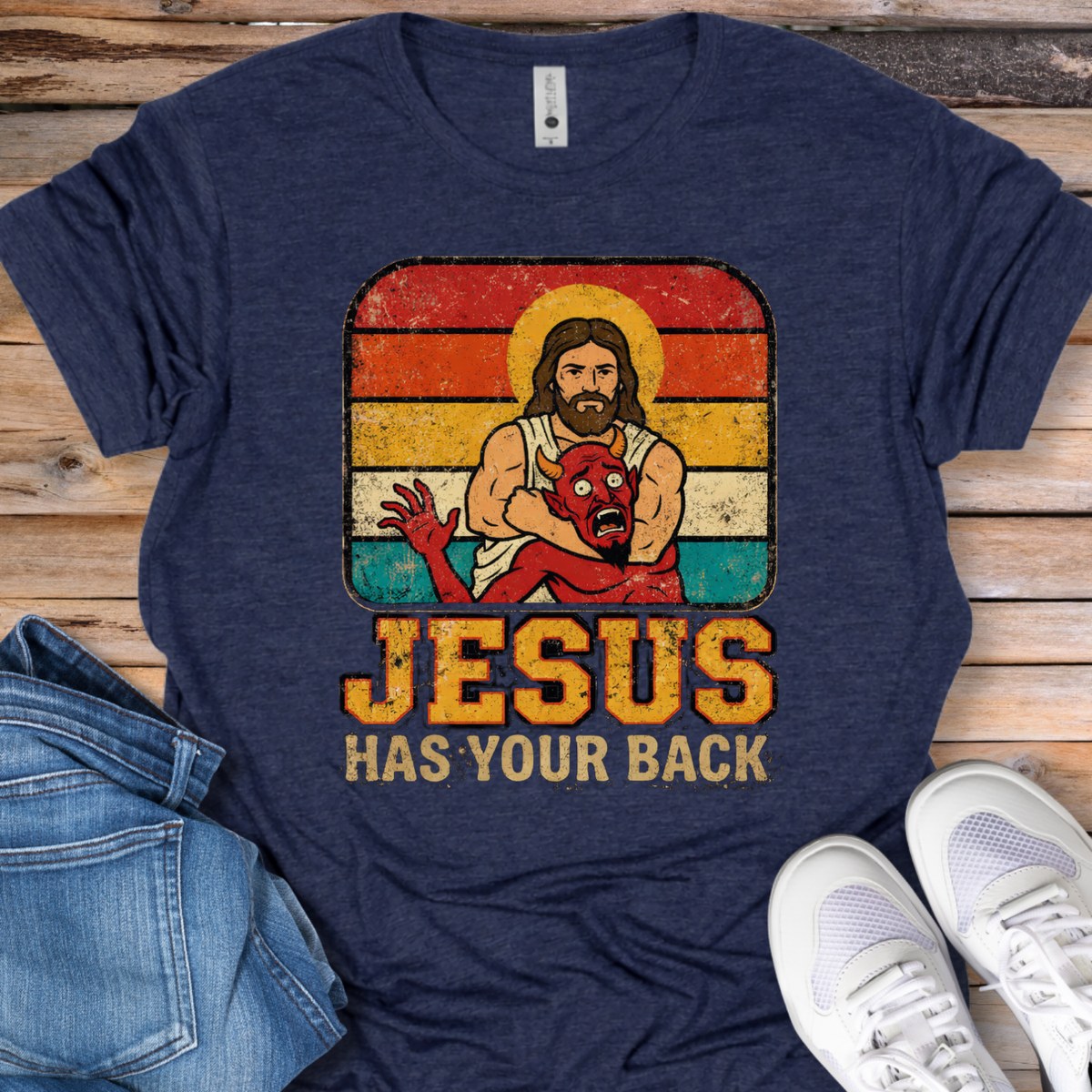Jesus Has Your Back T-Shirt