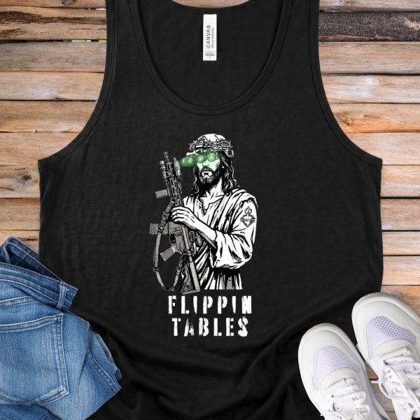 Flippin Tables Graphic Tank Top