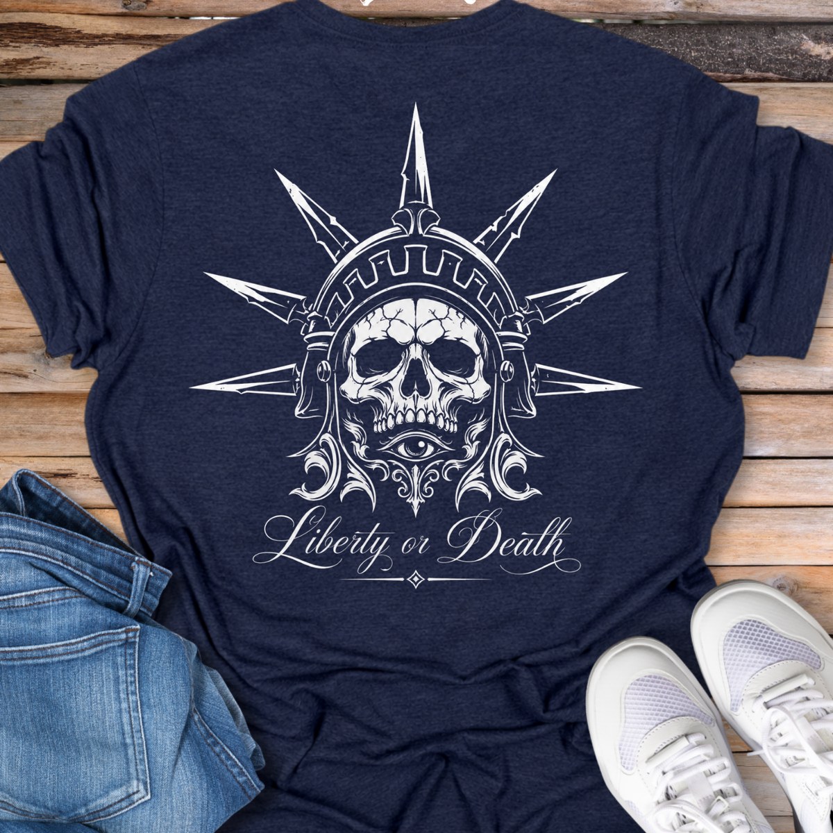 Liberty or Death Skull T-Shirt