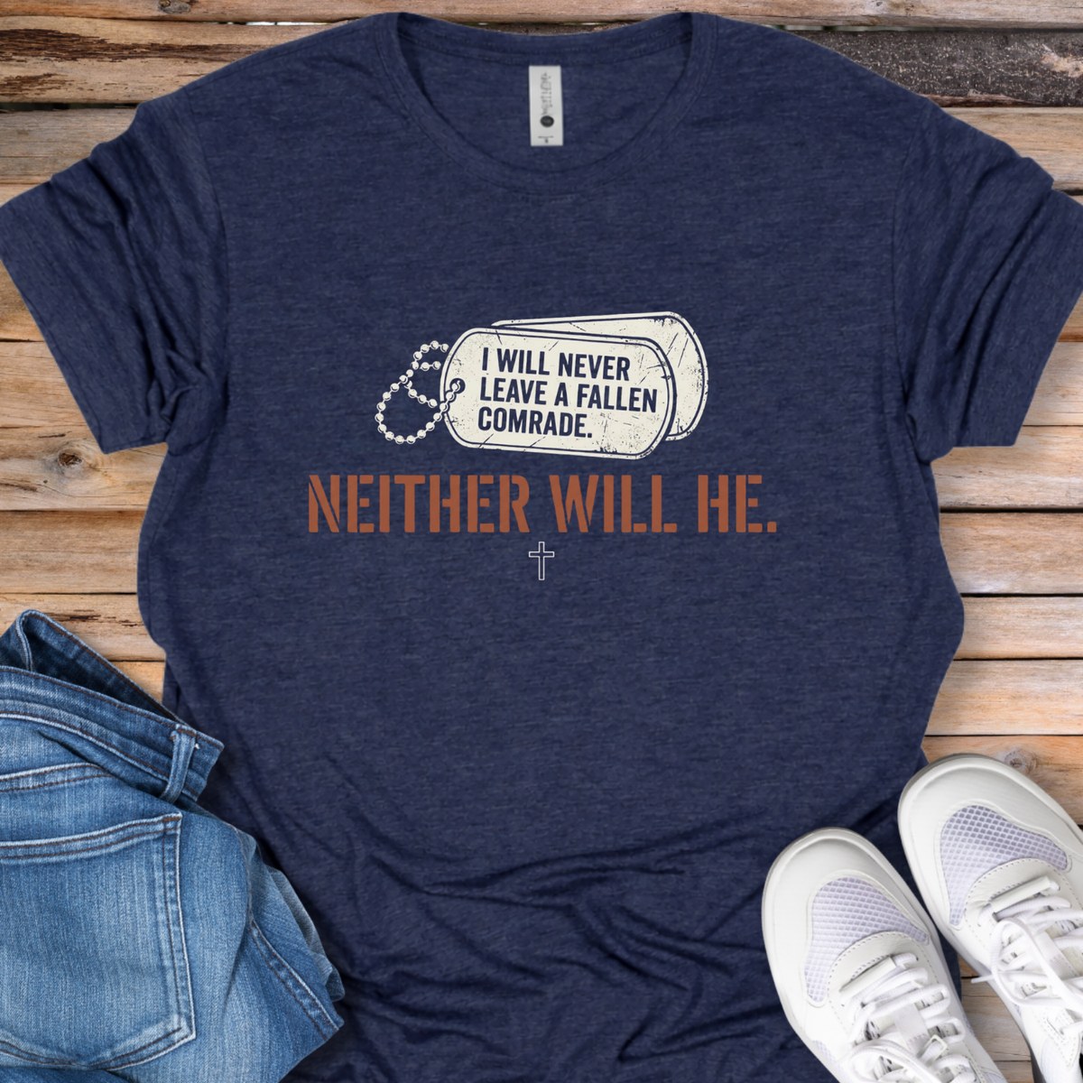Veteran Dog Tag T‑Shirt
