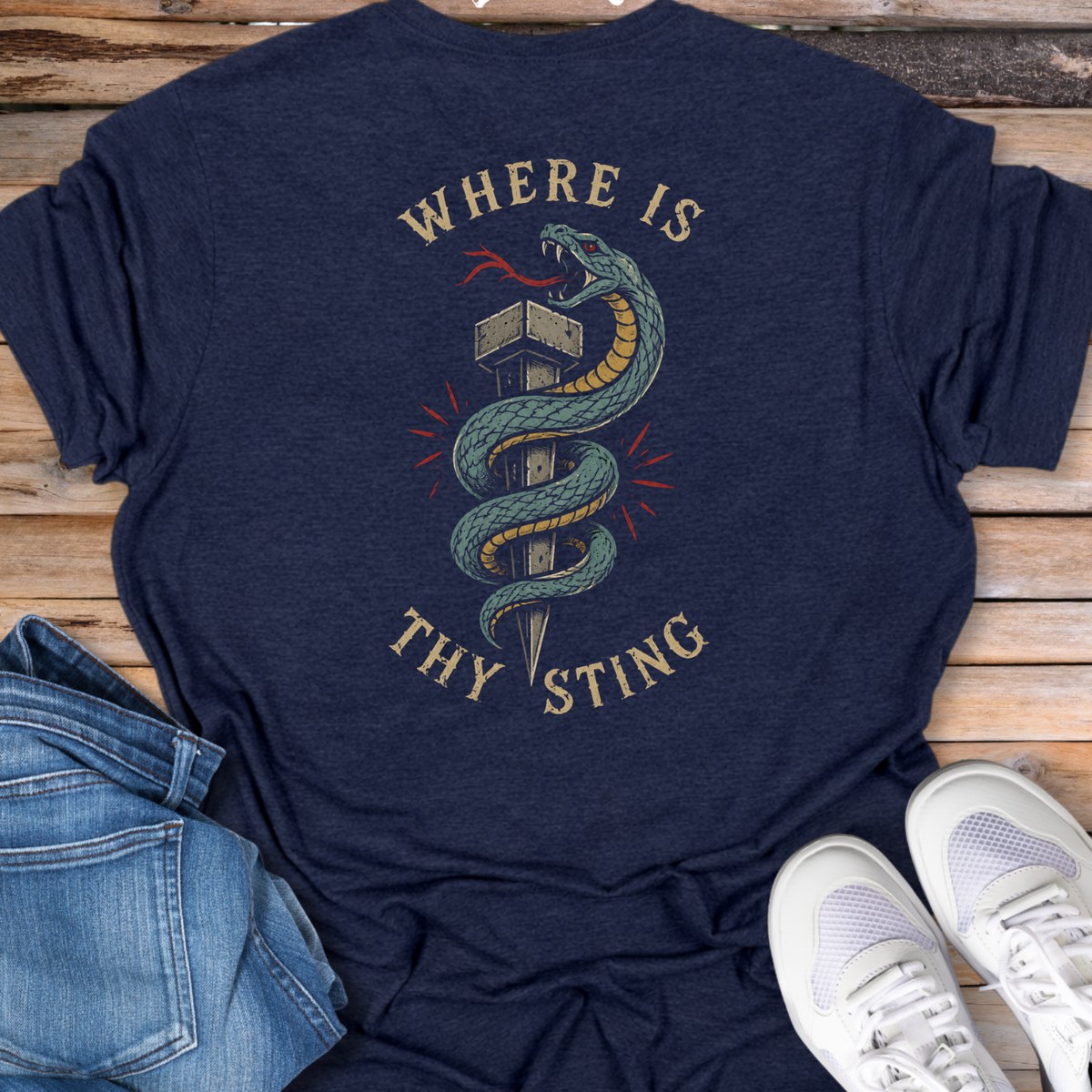 Where Is Thy Sting T-shirt