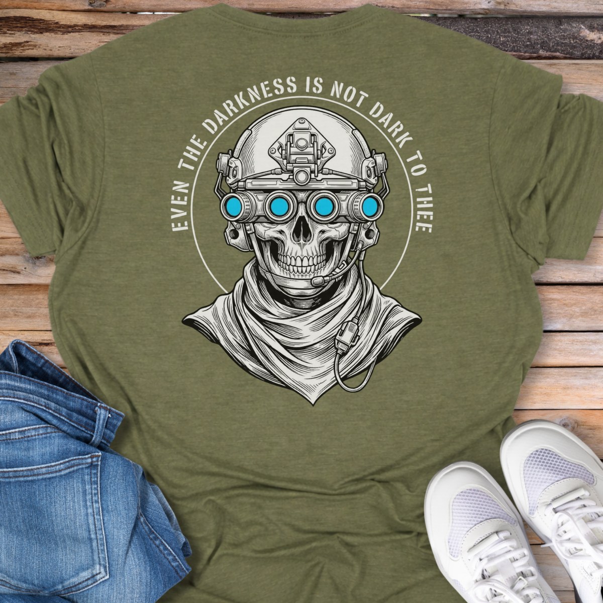 Even the Darkness Is Not Dark To Thee T-Shirt