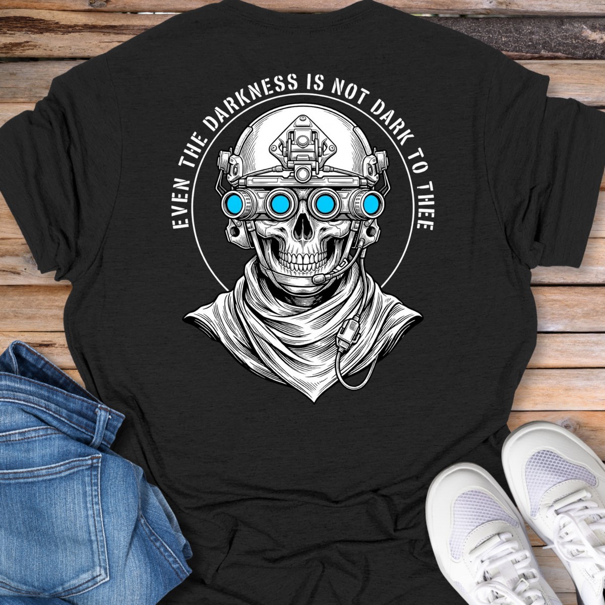 Even the Darkness Is Not Dark To Thee T-Shirt