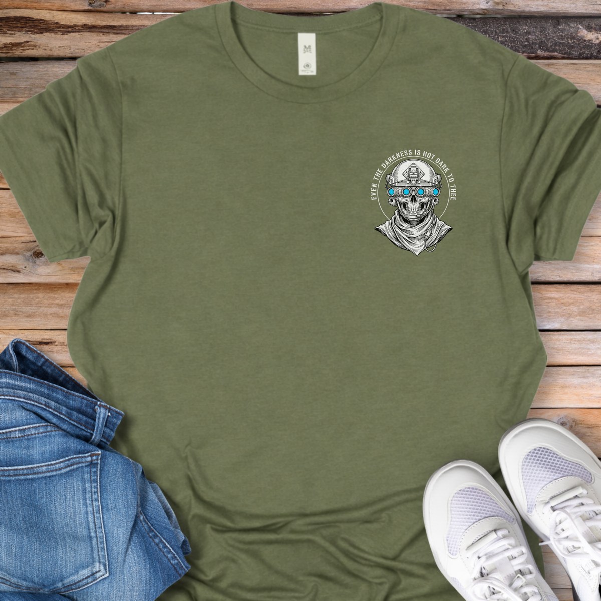 Even the Darkness Is Not Dark To Thee T-Shirt