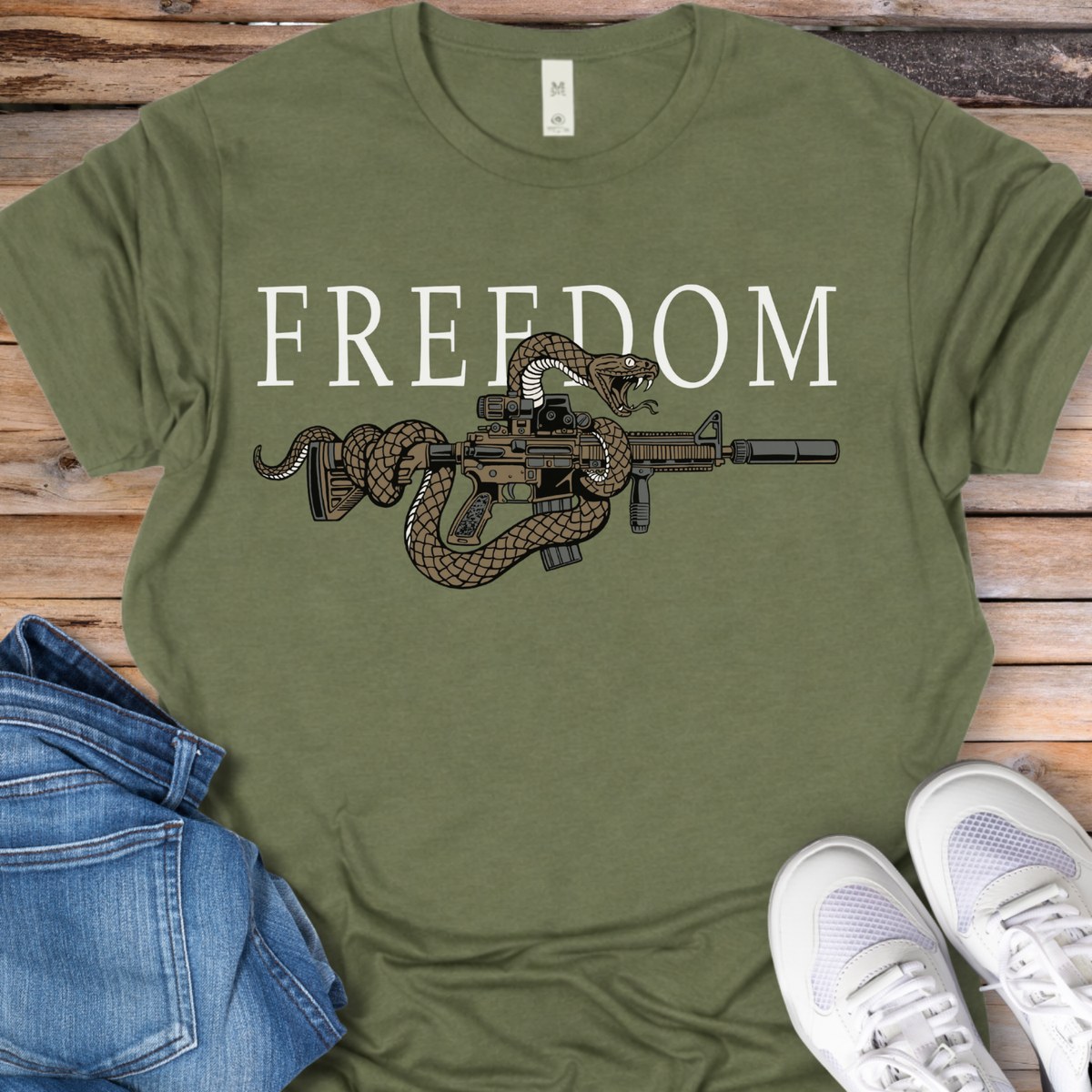 Freedom Snake & Rifle T-Shirt