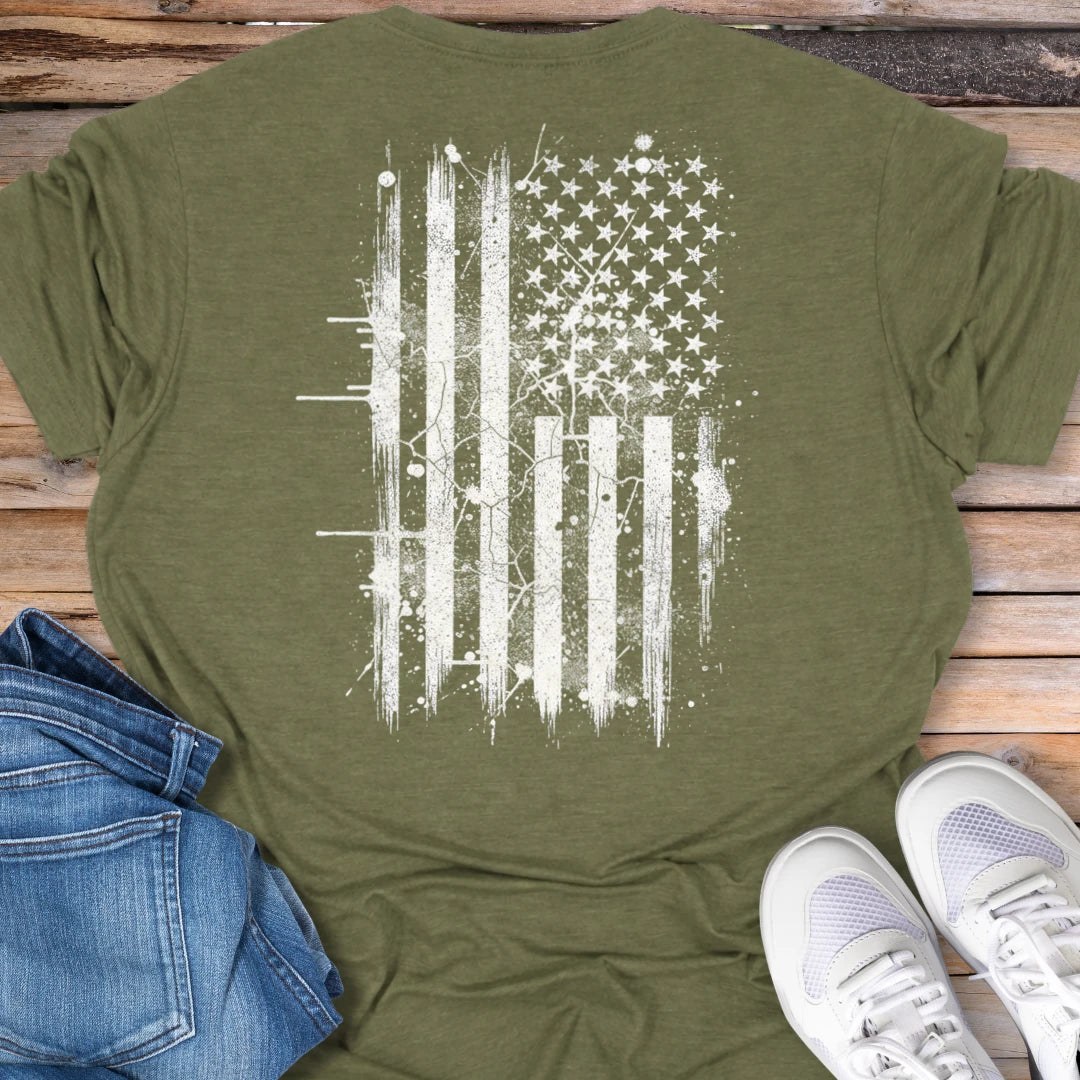 Distressed American Flag T-Shirt