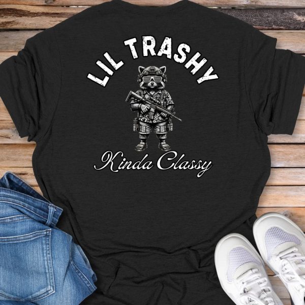 Lil Trashy Raccoon Graphic T-Shirt