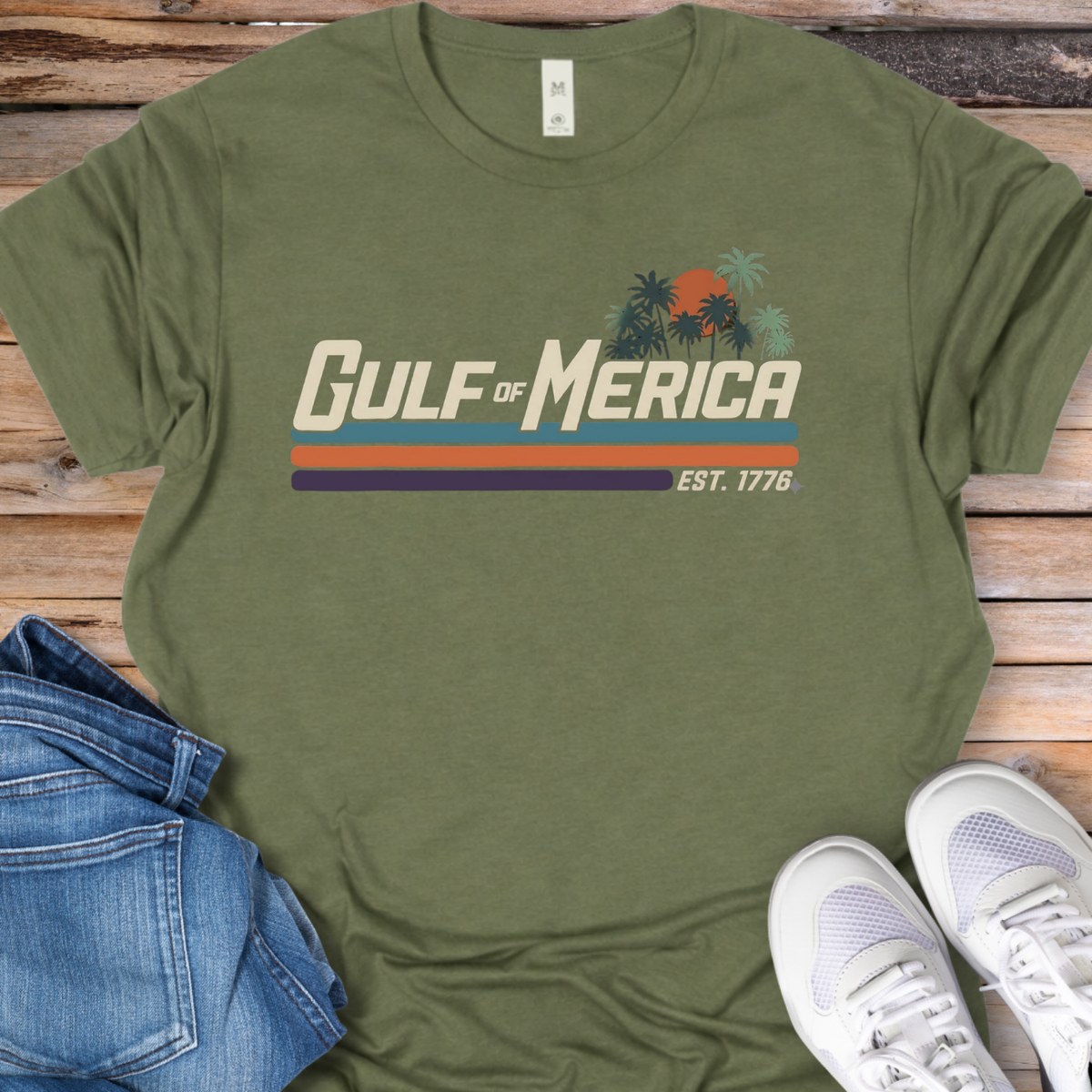 Gulf of Merica Retro Logo T-Shirt