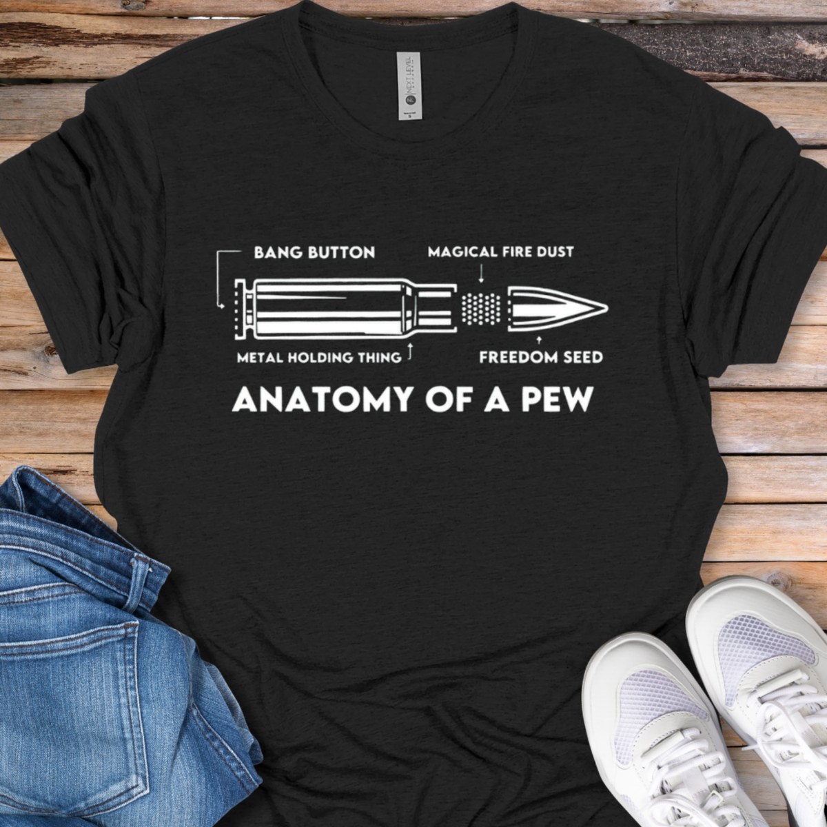 Anatomy of a Pew T-Shirt