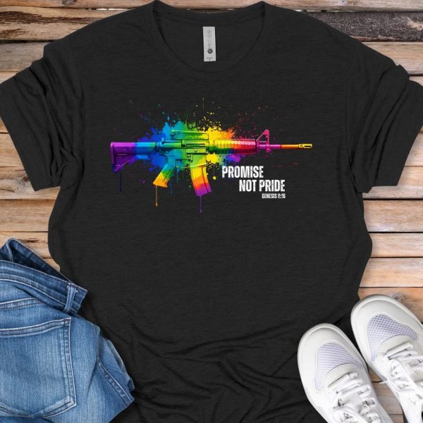 AR-15 Rainbow Splash T-Shirt