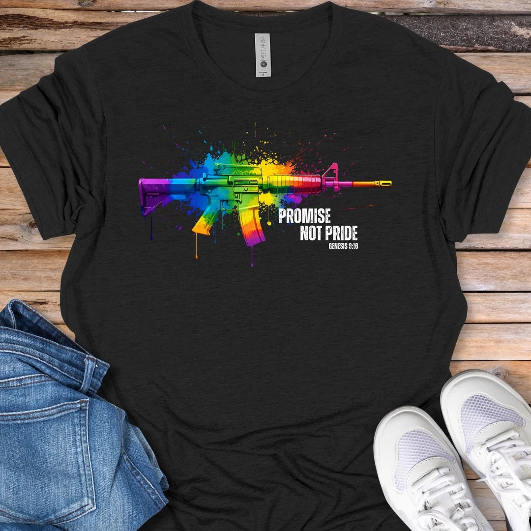 AR-15 Rainbow Splash T-Shirt
