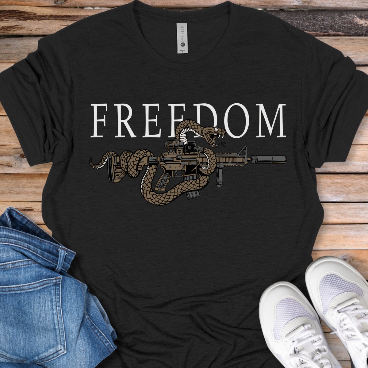 Freedom Snake & Rifle T-Shirt