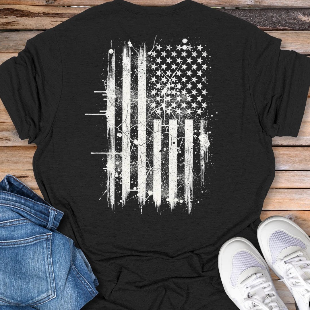 Distressed American Flag T-Shirt