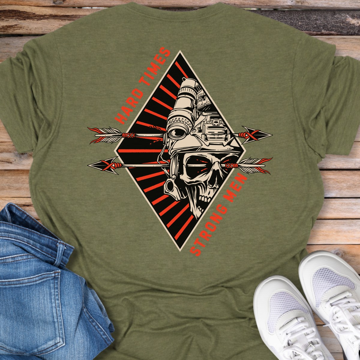Hard Times Strong Men T‑Shirt
