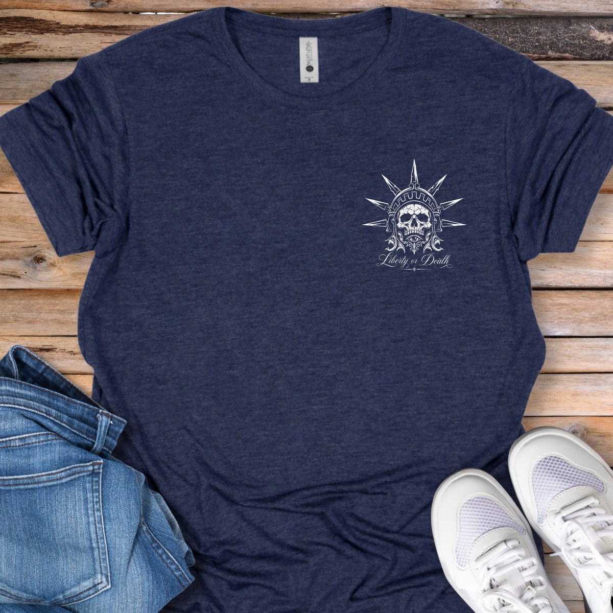 Liberty or Death Skull T-Shirt