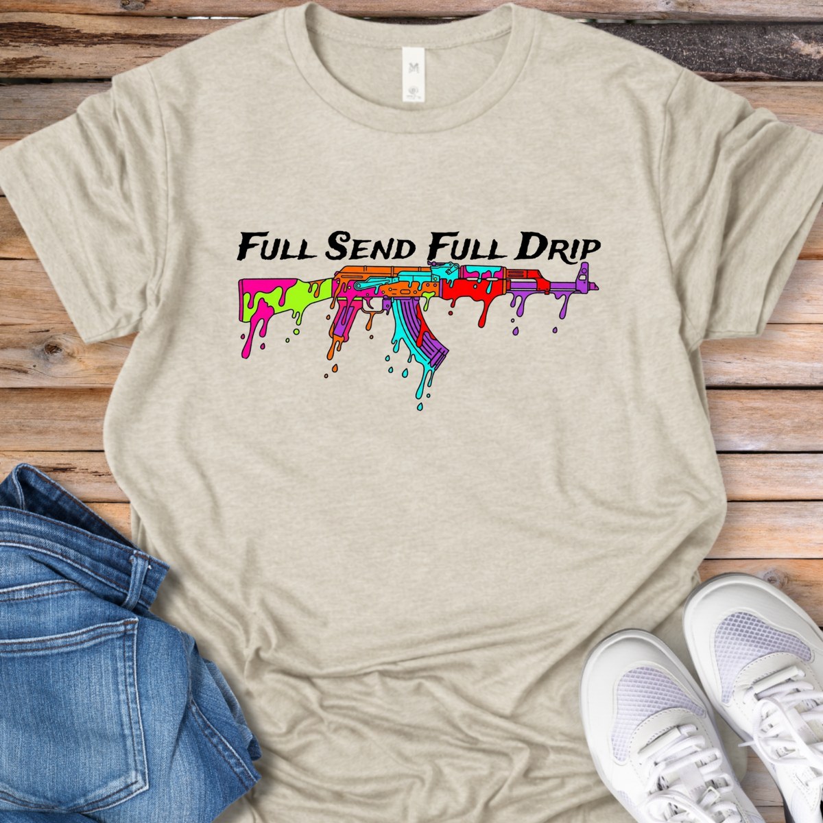 Full Send Full Drip AK-47 T-Shirt
