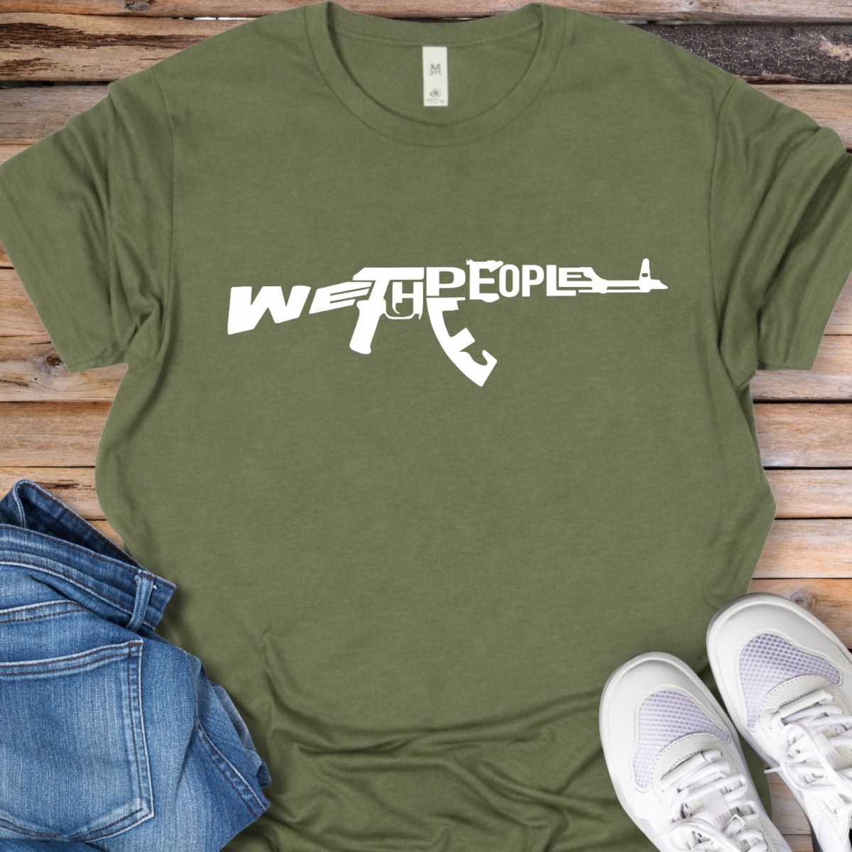 We The People Rifle Graphic T-Shirt