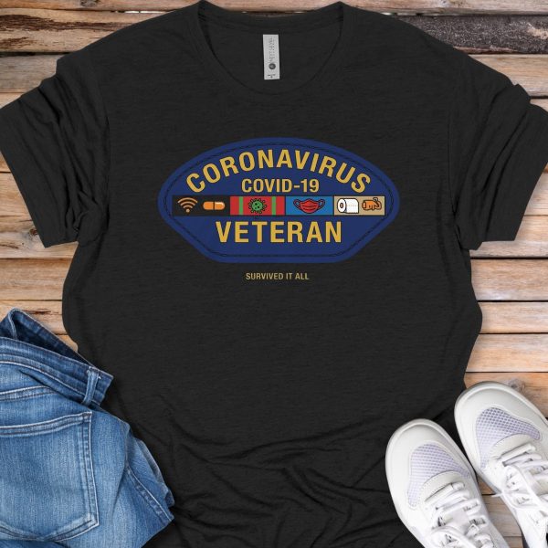Coronavirus COVID-19 Veteran T-Shirt