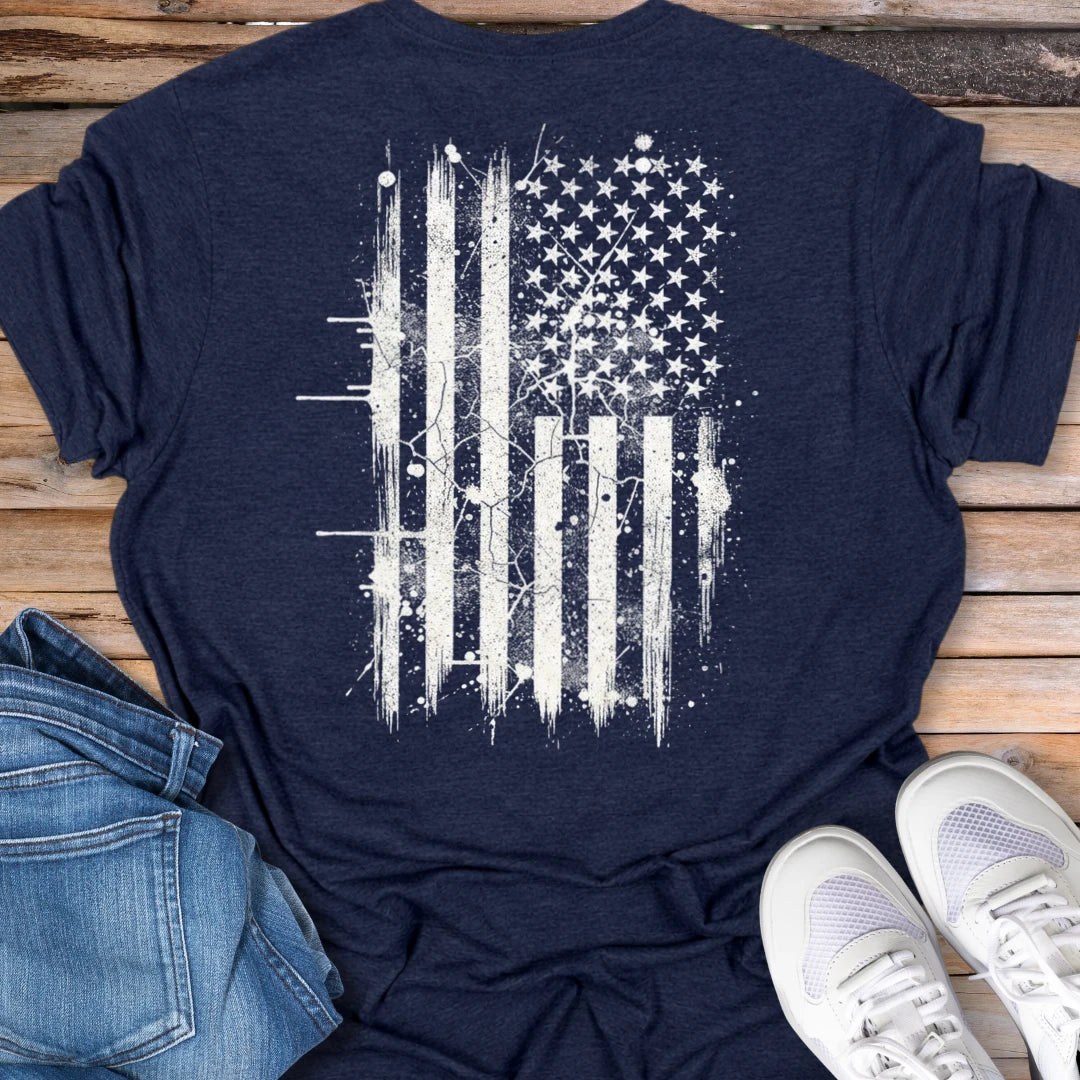 Distressed American Flag T-Shirt