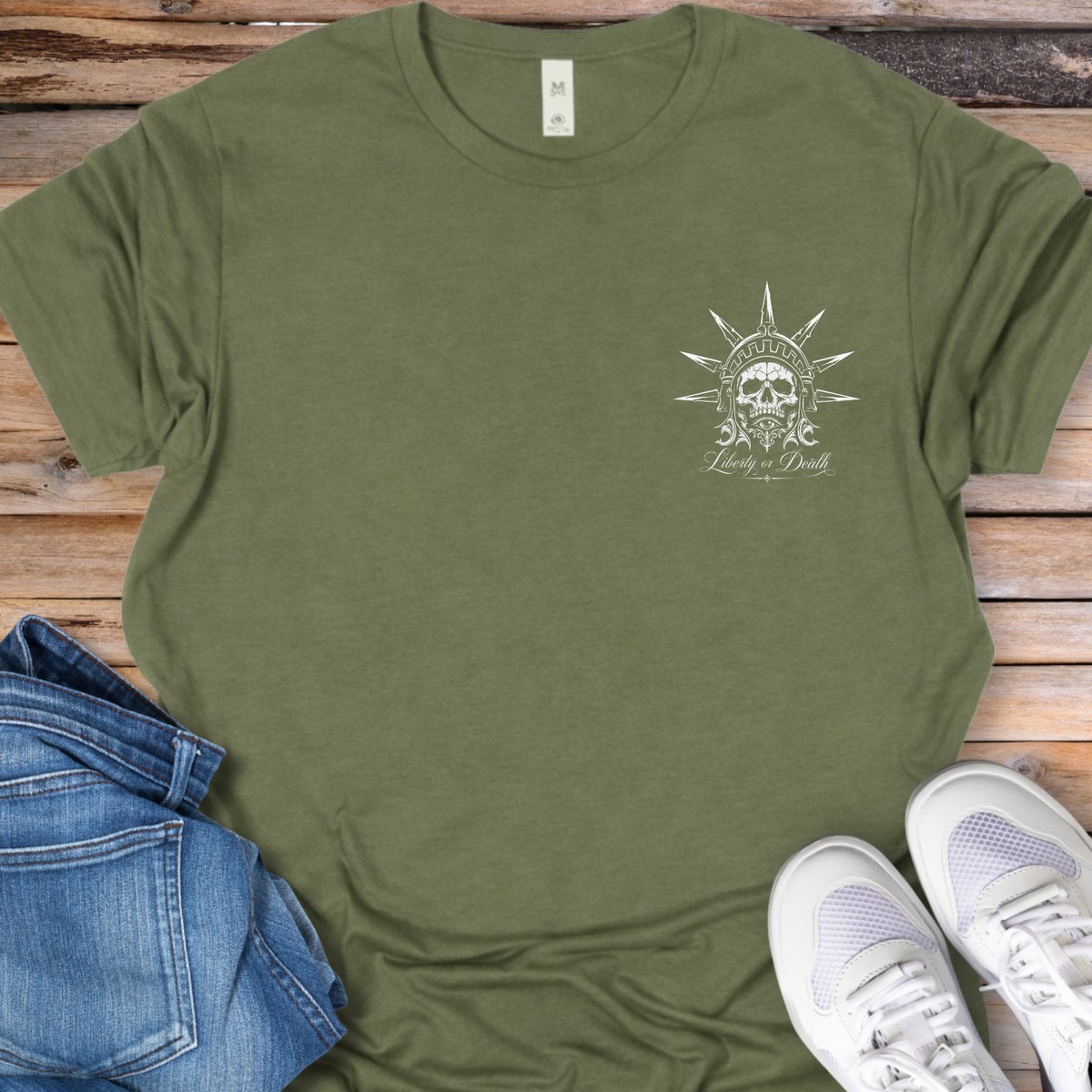 Liberty or Death Skull T-Shirt