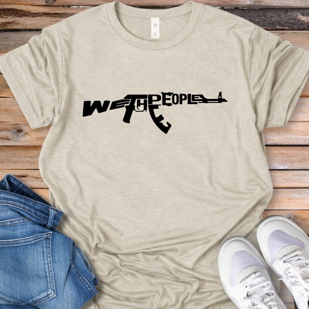 We The People Rifle Graphic T-Shirt