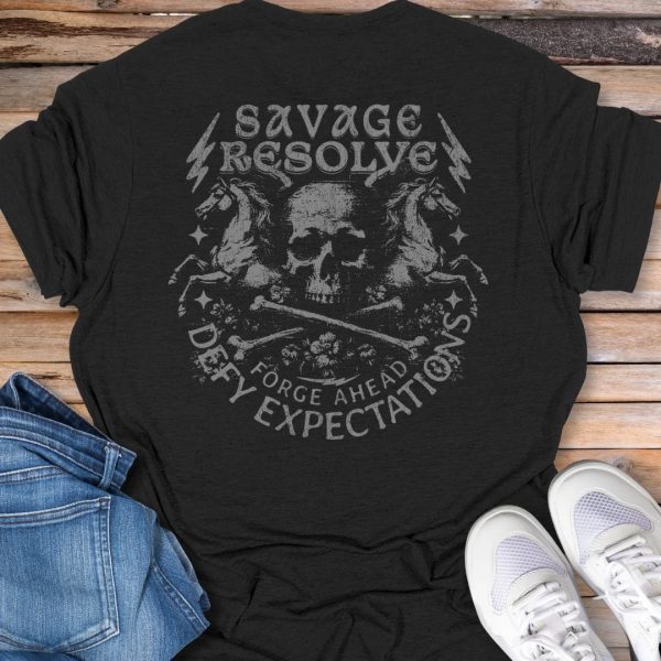 Savage Resolve Skull T-Shirt